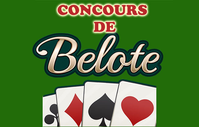 ANNULATION Concours de Belote  le 7 octobre