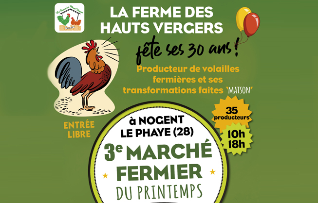 Marché Fermier à la ferme des Hauts Vergers