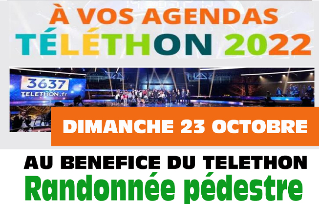 Randonnée pédestre pour le Téléthon