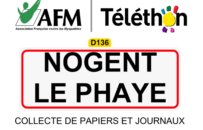 Collecte de papiers et journaux pour le Téléthon