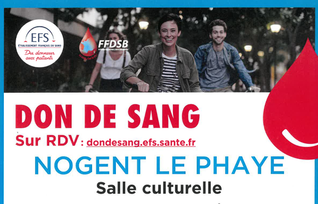 Don du sang, le mercredi 12 juillet