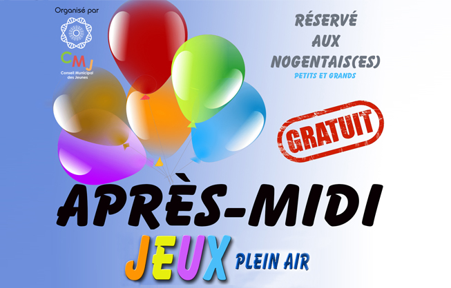 Le CMJ organise un après-midi jeux le 24 juin