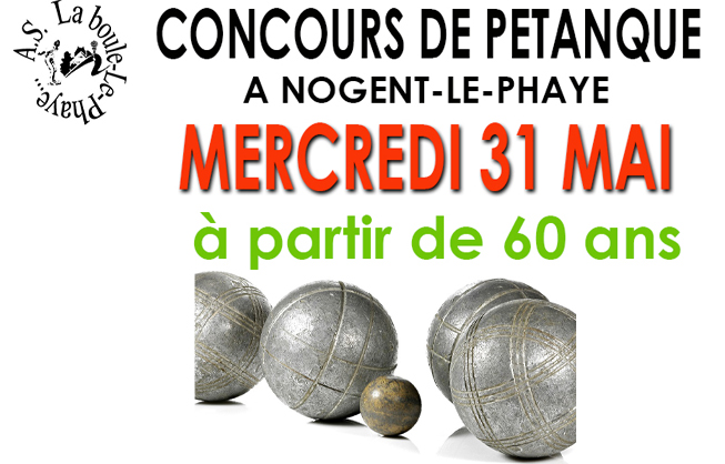 Concours de pétanque de l'A.S "La boule le Phaye"