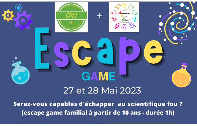 Escape Game à Prunay les 27 et 28 mai