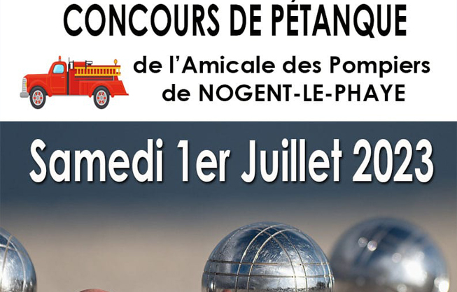 Concours de Pétanque de l'amicale des sapeurs pompiers