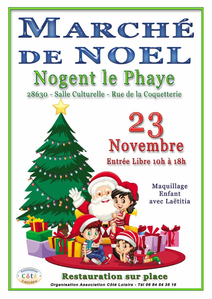Marché de Noël, dimanche 23 novembre