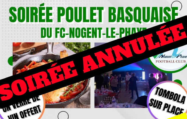 ANNULE - Soirée Poulet basquaise, samedi 3 février