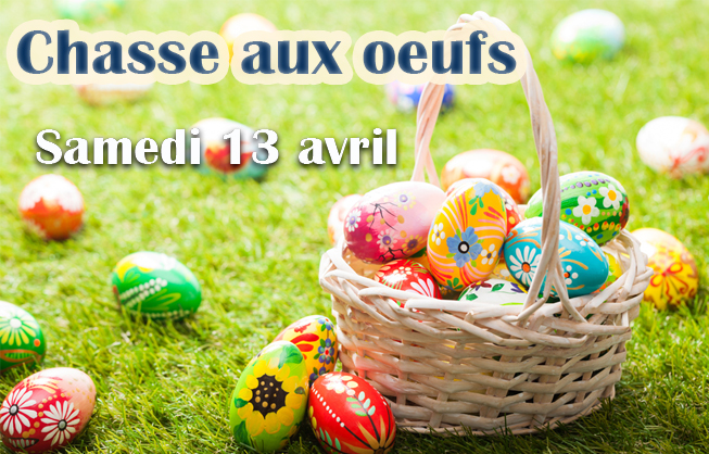 Chasse aux Oeufs, samedi 13 avril