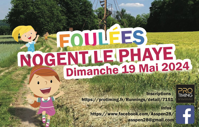 Les foulées de Nogent-le-Phaye, dimanche 19 mai