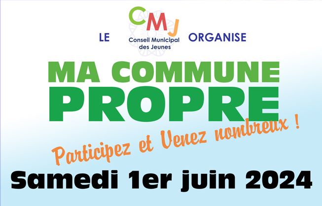 Venez nous aider à rendre notre commune propre, samedi 1er juin