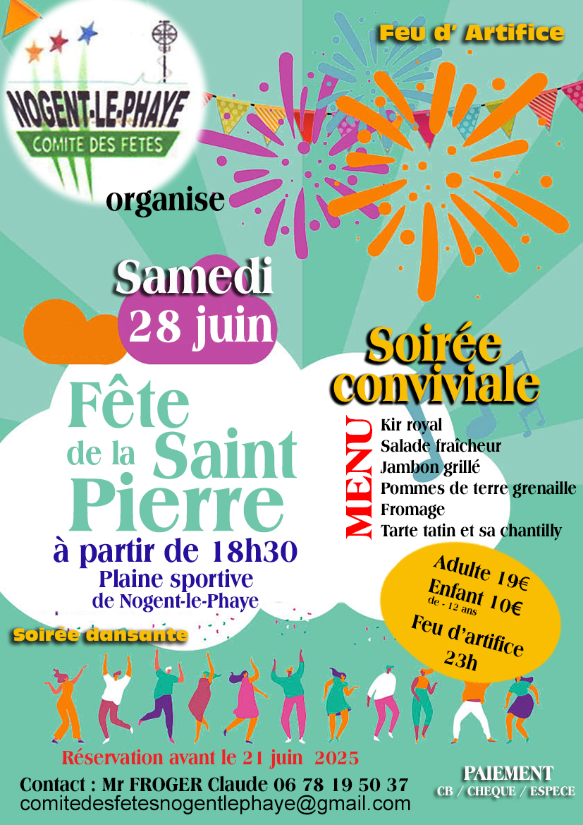Fête de la Saint Pierre – Une soirée festive à ne pas manquer !, samedi 28 juin