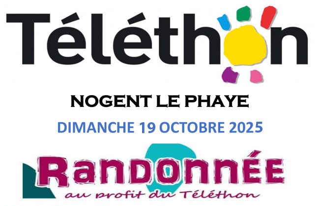 Randonnée pour le Téléthon, dimanche 19 octobre