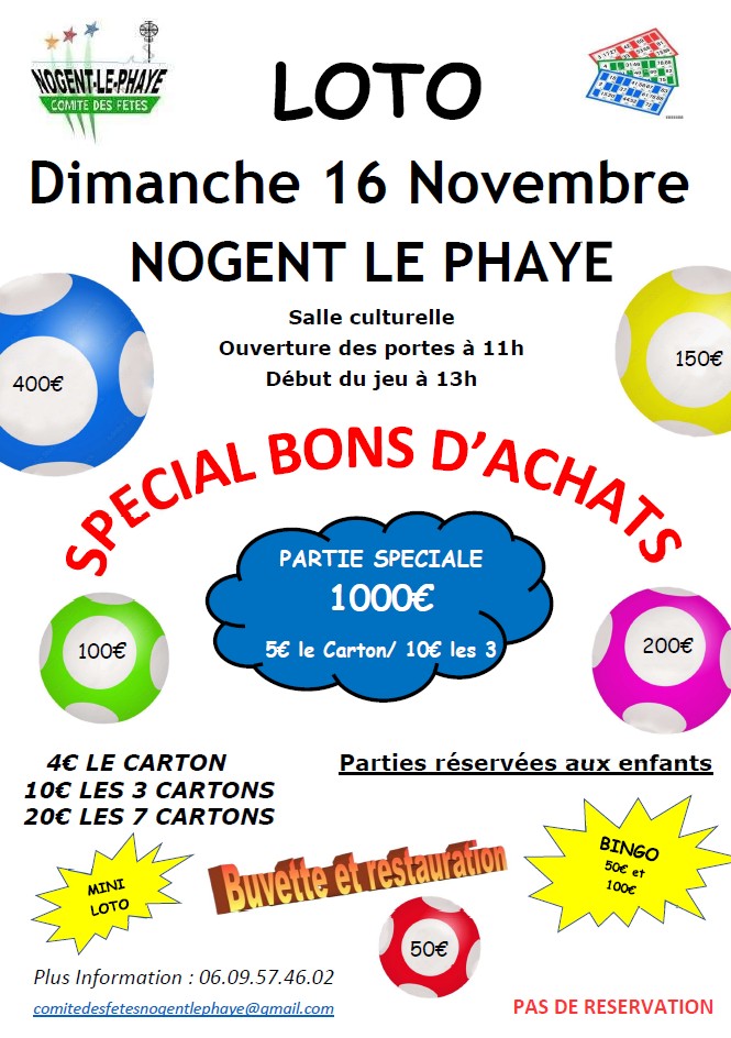 Loto, dimanche 16 novembre