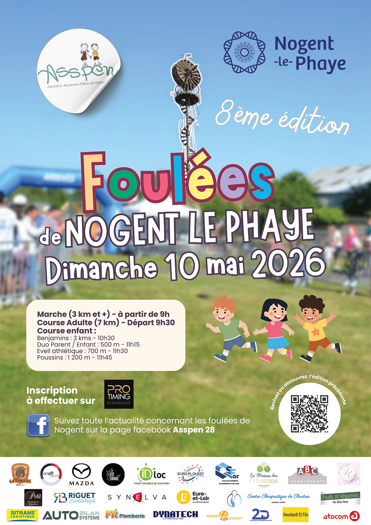 Les foulées de Nogent-le-Phaye, dimanche 10 mai