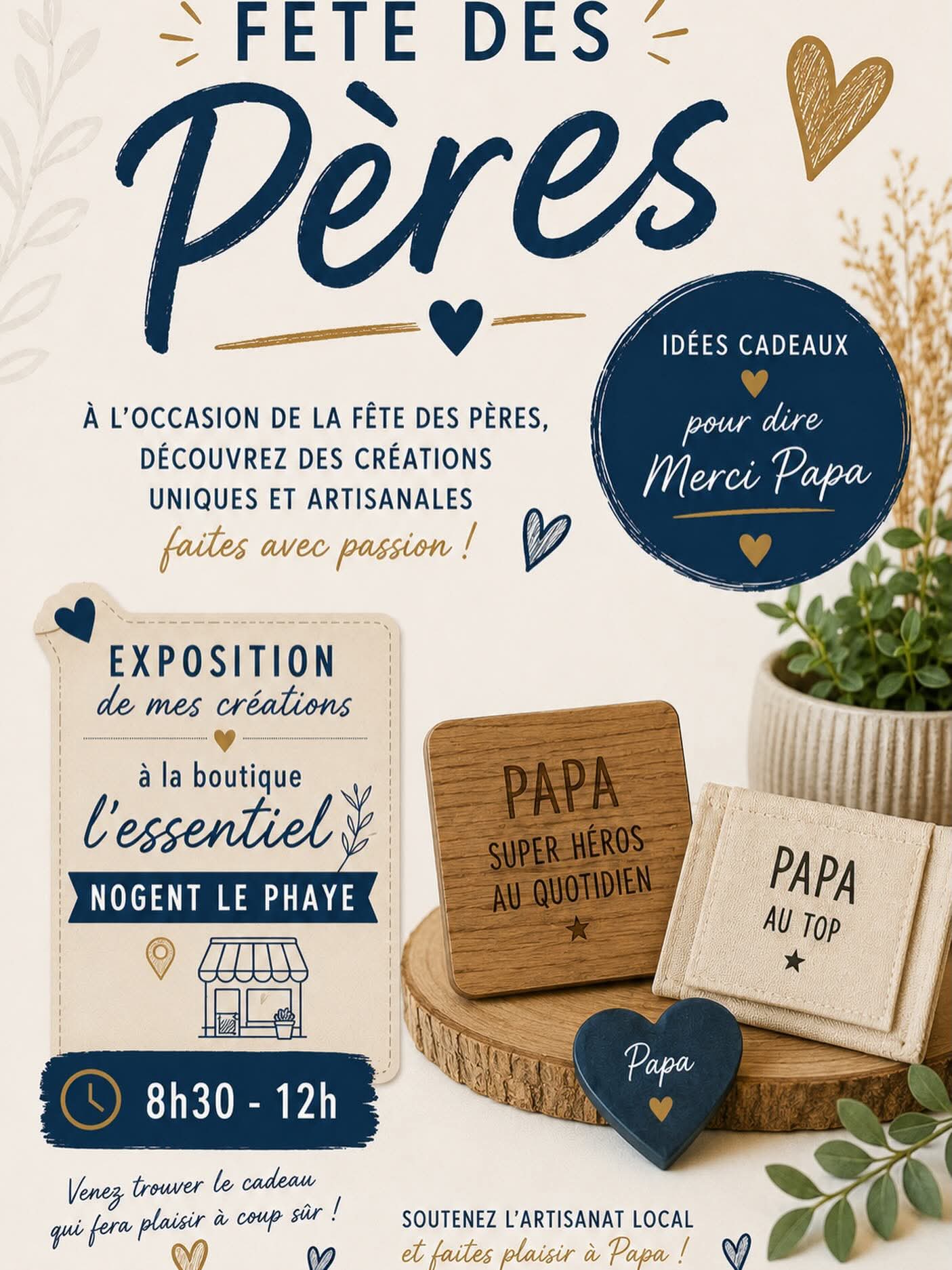 🎁 Fête des Pères : découvrez des créations artisanales à L'Essentiel