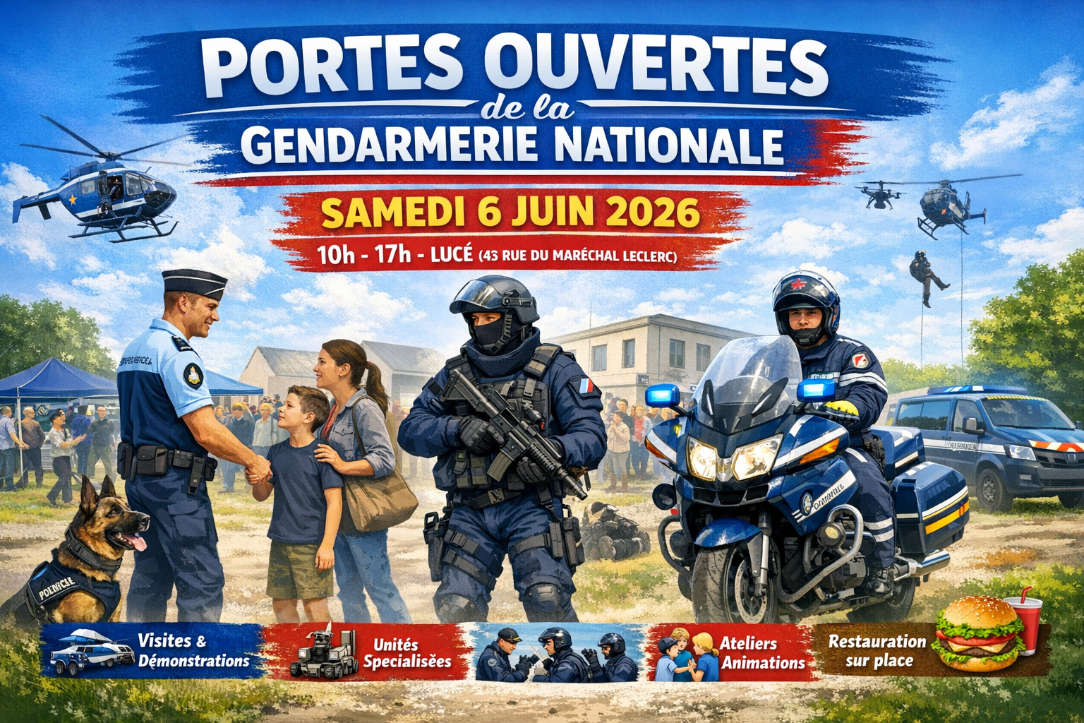 Portes ouvertes de la Gendarmerie nationale – Samedi 6 juin