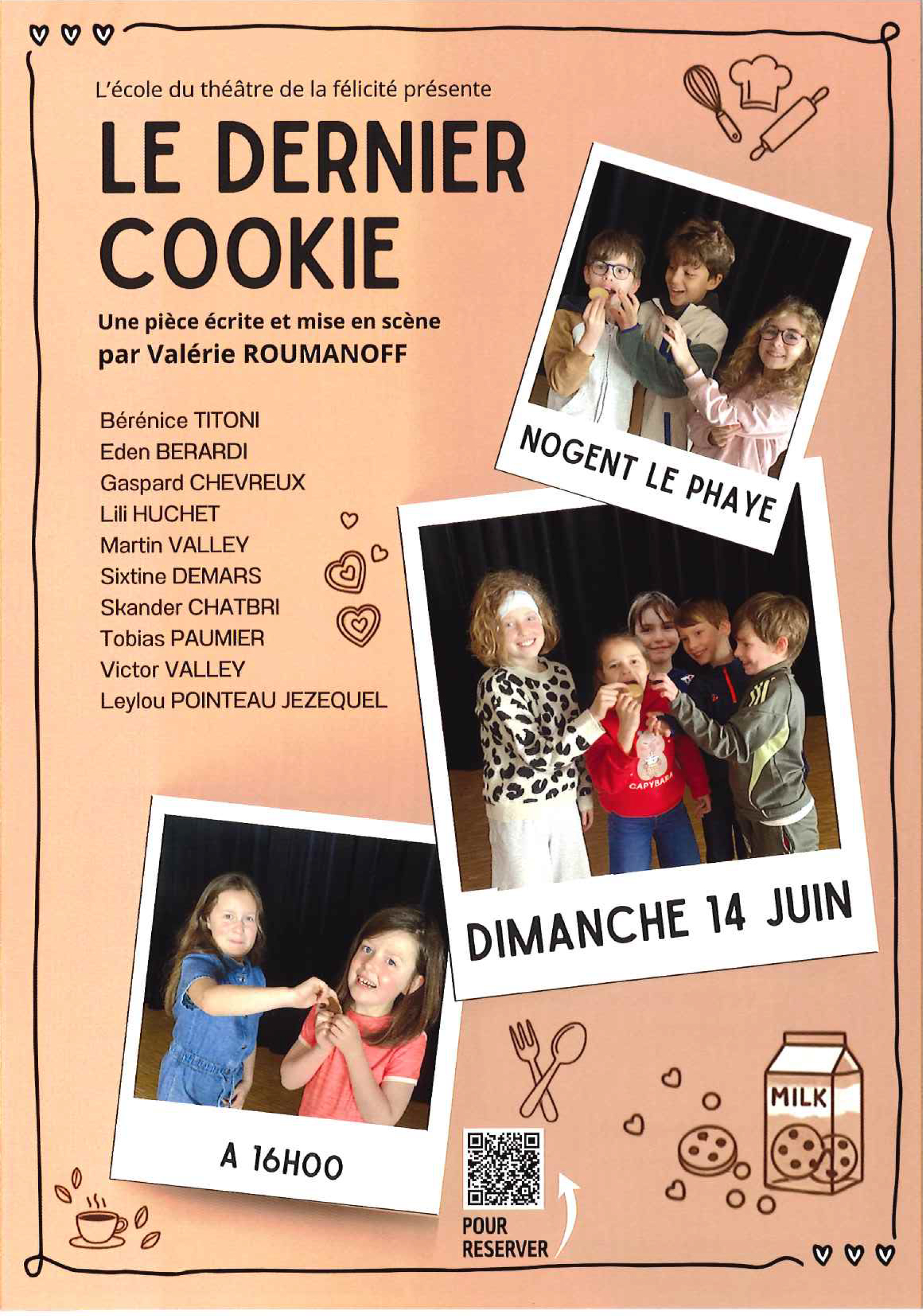 Théâtre "Le dernier cookie", dimanche 14 juin