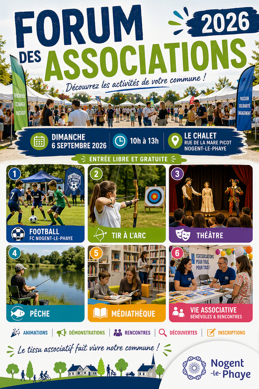 Forum des Associations 2026 : rendez-vous le 6 septembre !