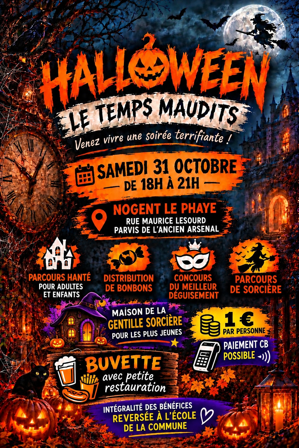 Halloween : le temps maudit s’installe à Nogent-le-Phaye !